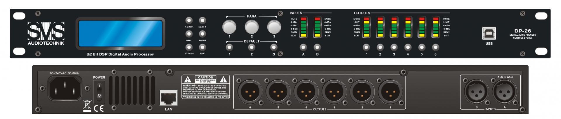 SVS Audiotechnik DP-26 Цифровой процессор: 2 входа 6 выходов в Щербинке