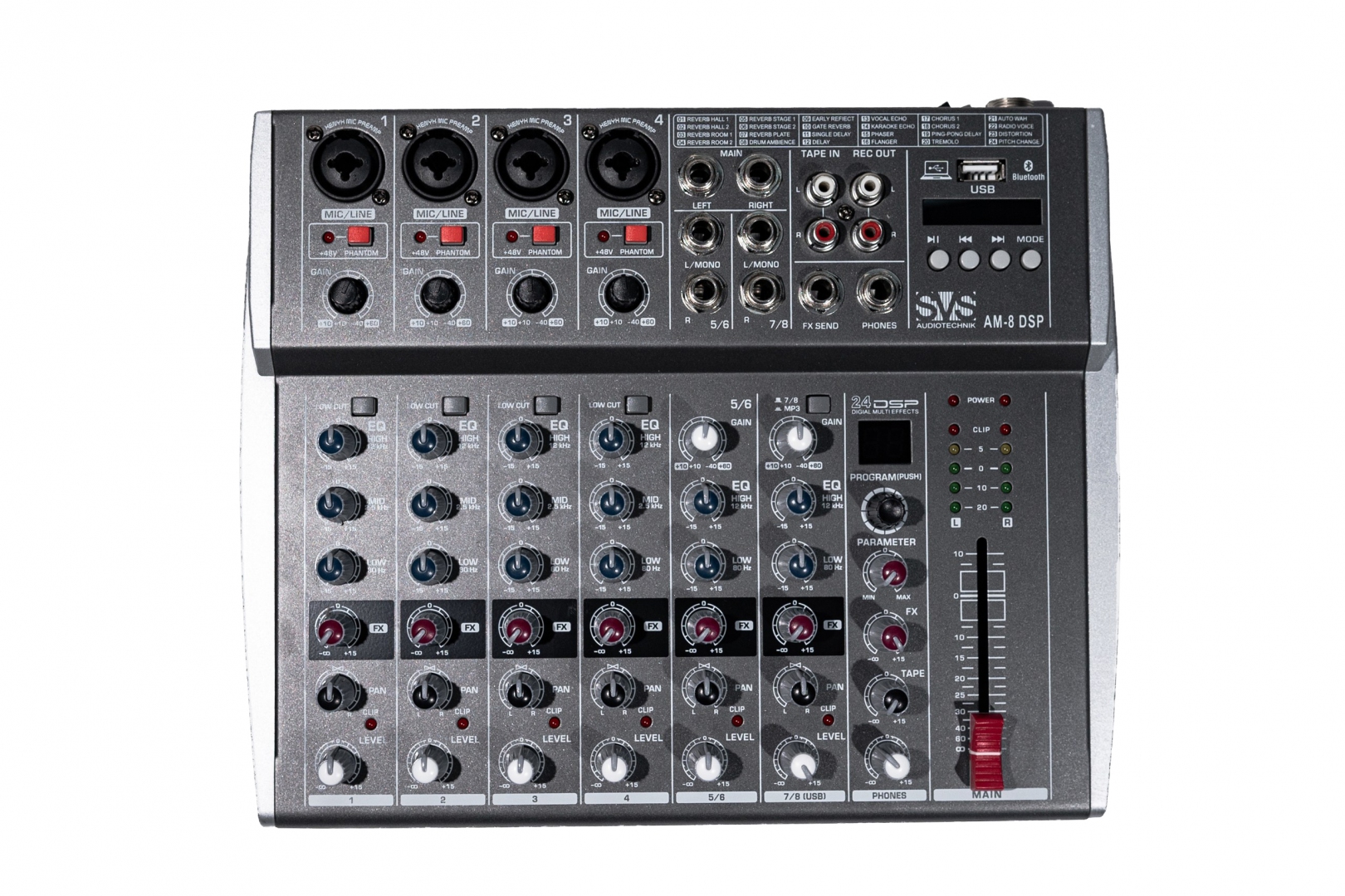 SVS Audiotechnik mixers AM-8 DSP Микшерный пульт аналоговый, 8-канальный в Щербинке